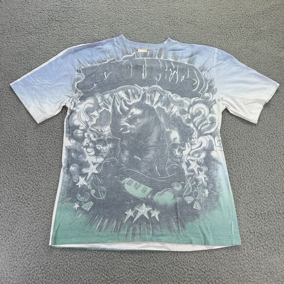Ecko Unltd. Youth Multi Graphic Print Short Sleeve Crew Neck Tee Shirt Size XL - Picture 1 of 8